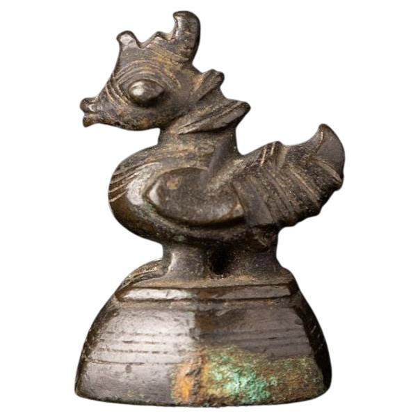 Antikes Opiumgewicht aus Bronze aus Birma