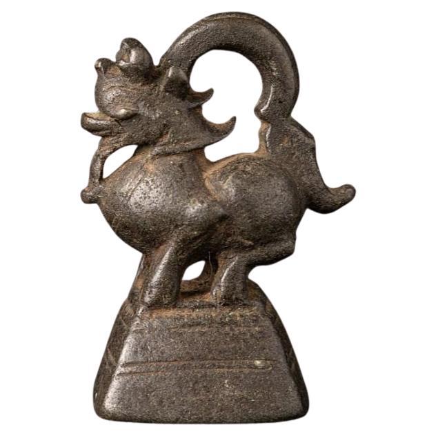 Antique Bronze Opium Weight from Burma For Sale