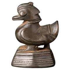 Antique Bronze Opium Weight from Burma