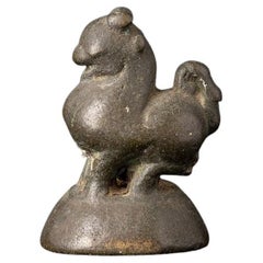 Poids en bronze ancien d'opium de Birmanie