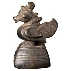 Antique Bronze Opium Weight from Burma