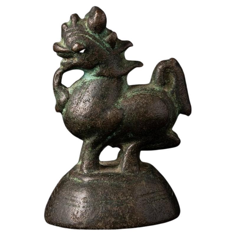Antique bronze Opium Weight from Burma For Sale