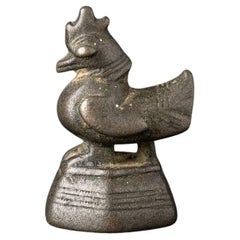 Poids de bronze ancien en opium de Birmanie