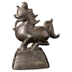 Antique Bronze Opium Weight from Burma