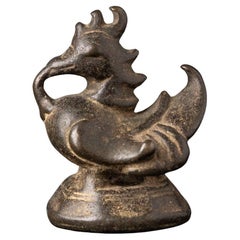Antikes Opiumgewicht aus Bronze aus Burma