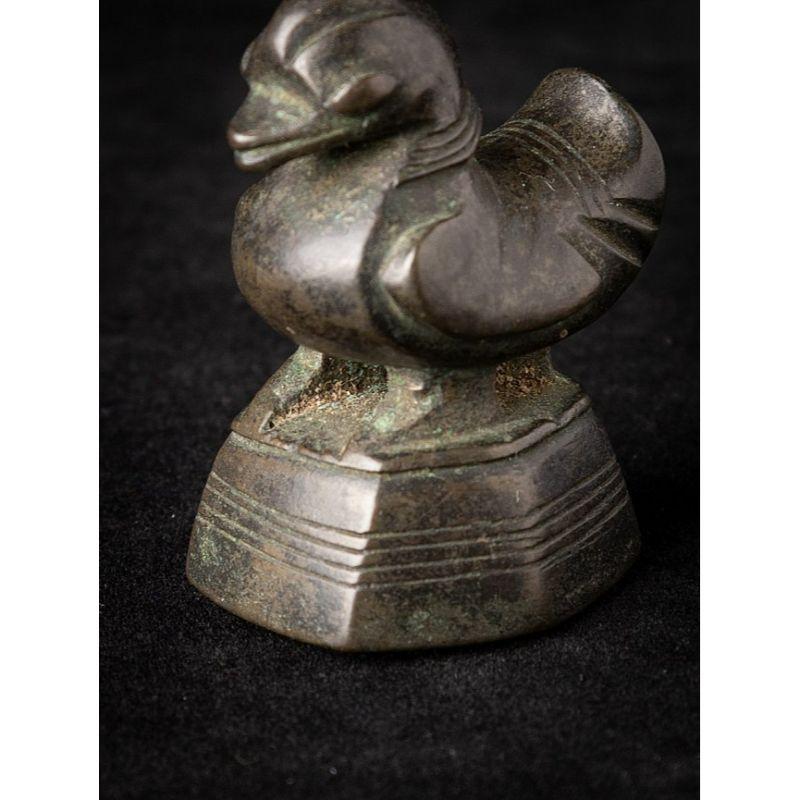 Antique Bronze Opium Weight from Burma Original Buddhas For Sale 7