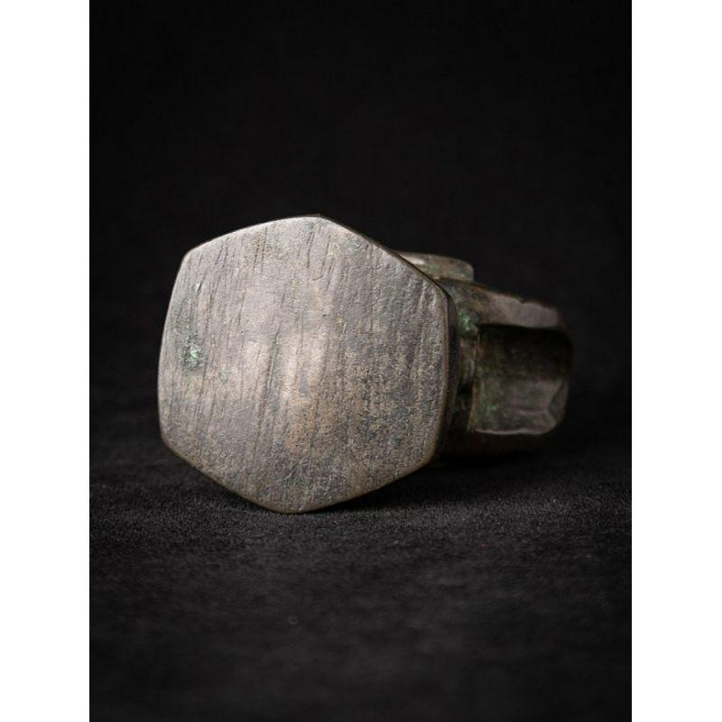 Antique Bronze Opium Weight from Burma Original Buddhas For Sale 8