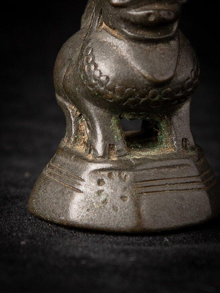 19th Century Antique bronze Opium Weight from Burma Original Buddhas For Sale