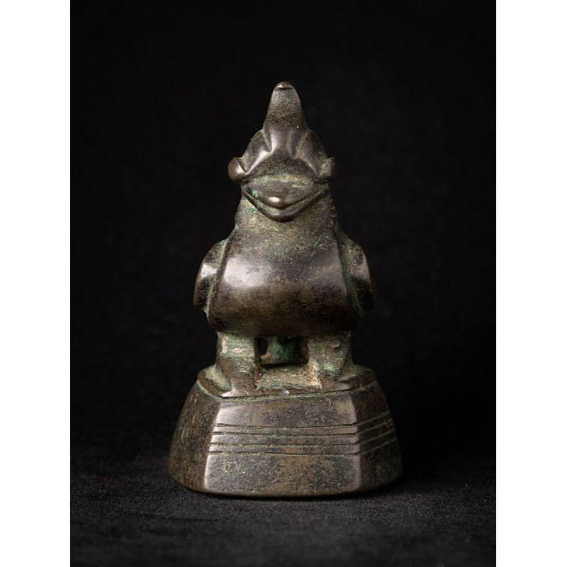 19th Century Antique Bronze Opium Weight from Burma Original Buddhas For Sale