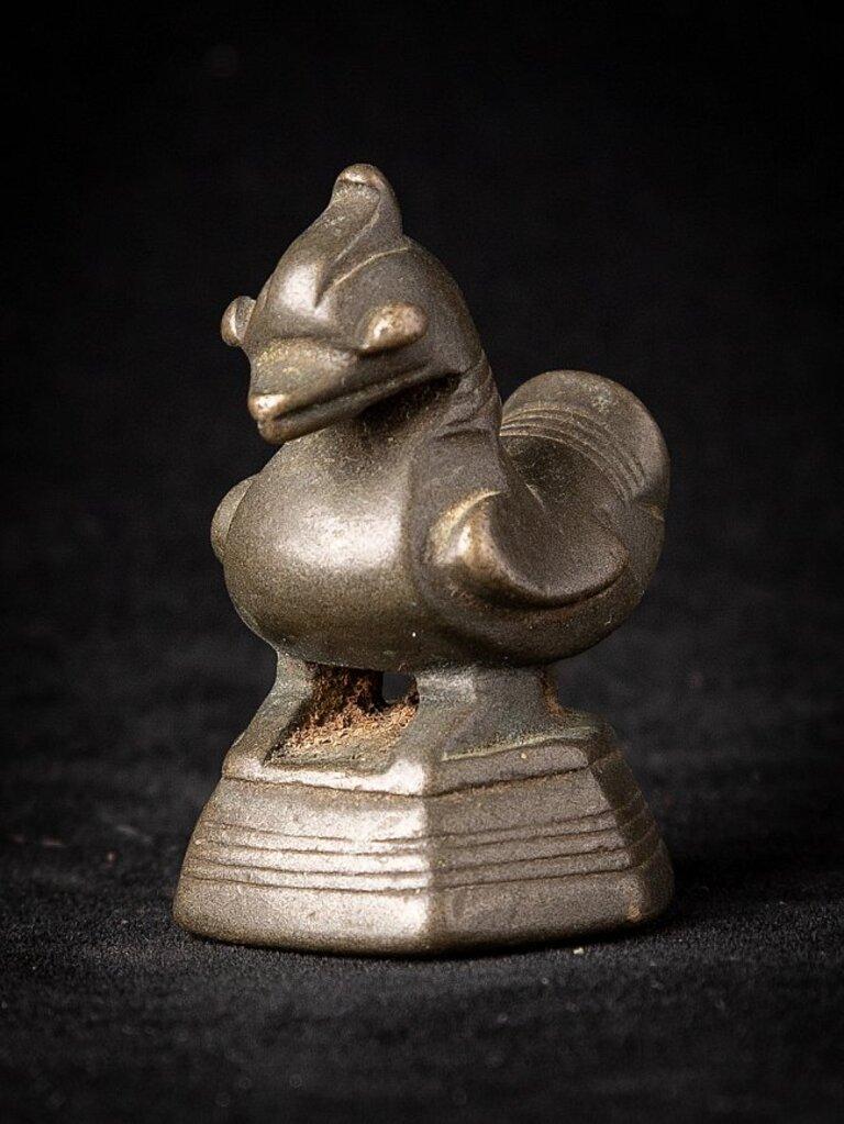 Antique bronze Opium weight from Burma  Original Buddhas For Sale 1