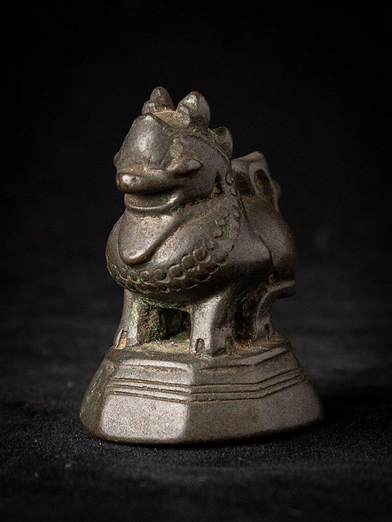Antikes Opiumgewicht aus Bronze aus Birma  Original-Buddhas im Angebot 2