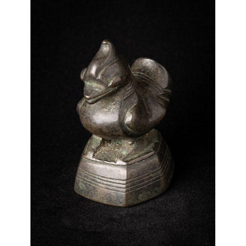Antique Bronze Opium Weight from Burma Original Buddhas For Sale 2