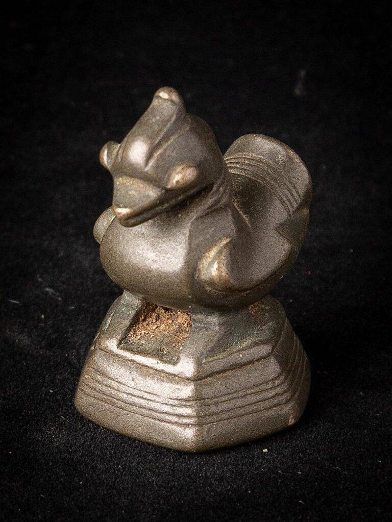 Antique bronze Opium weight from Burma  Original Buddhas For Sale 2