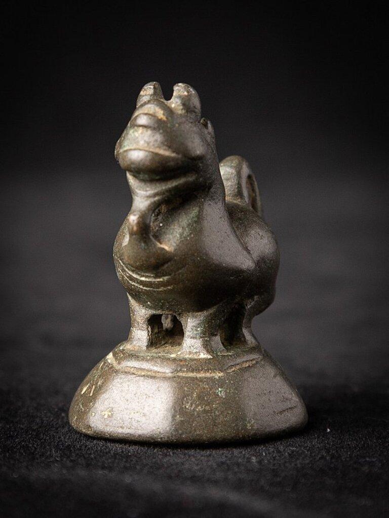 Antique bronze Opium Weight from Burma  Original Buddhas For Sale 3
