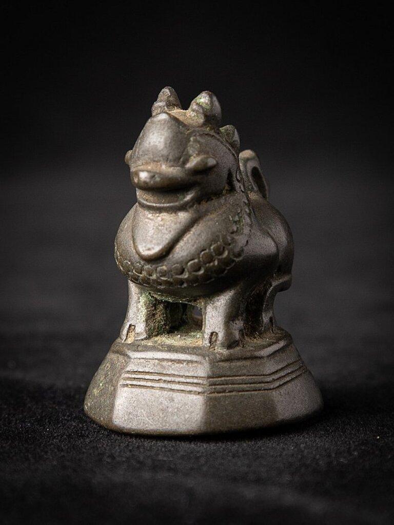 Antikes Opiumgewicht aus Bronze aus Birma  Original-Buddhas im Angebot 4