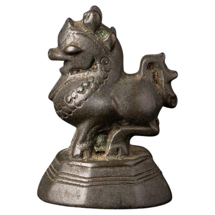 Antikes Opiumgewicht aus Bronze aus Birma  Original-Buddhas
