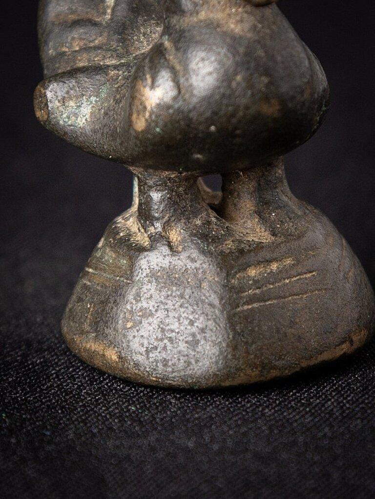 Antique Bronze Opiumweight from Burma For Sale 5