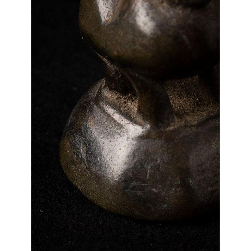 Antique Bronze Opiumweight from Burma For Sale 6