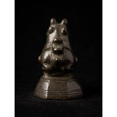 Antique Bronze Opiumweight from Burma