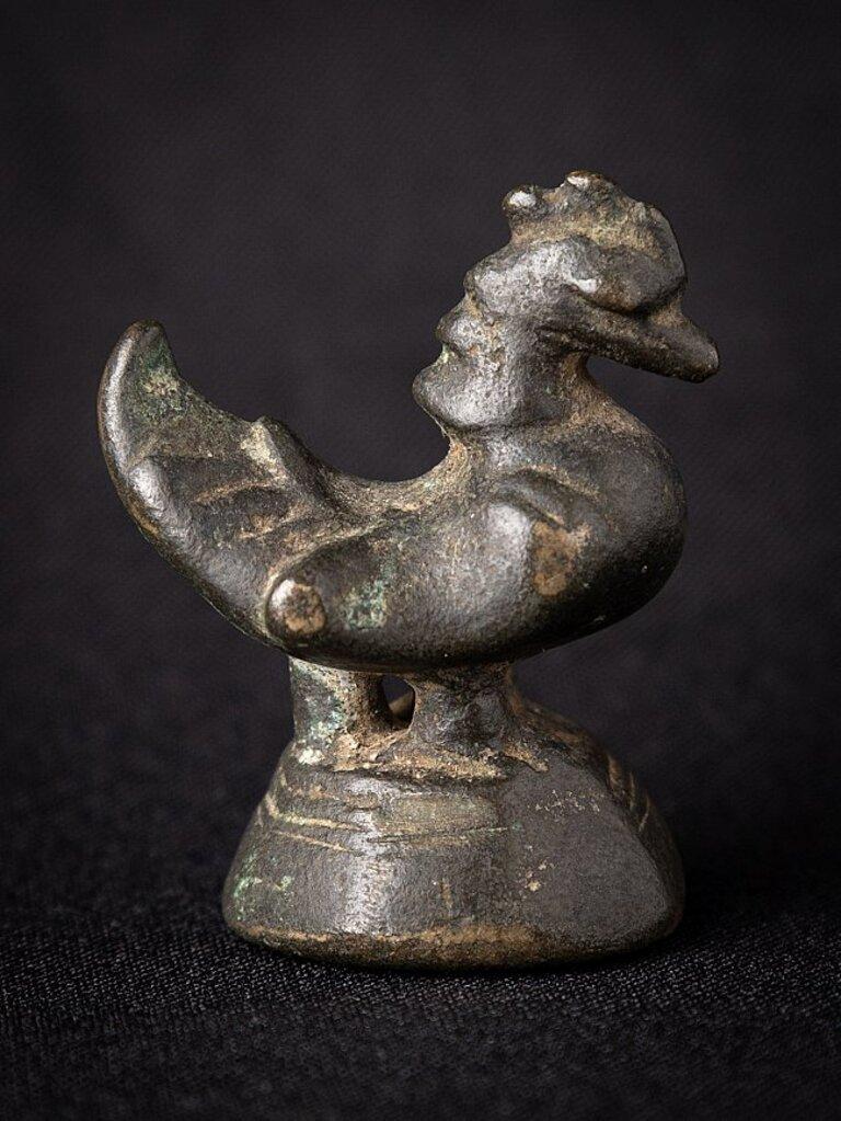 Burmese Antique Bronze Opiumweight from Burma For Sale