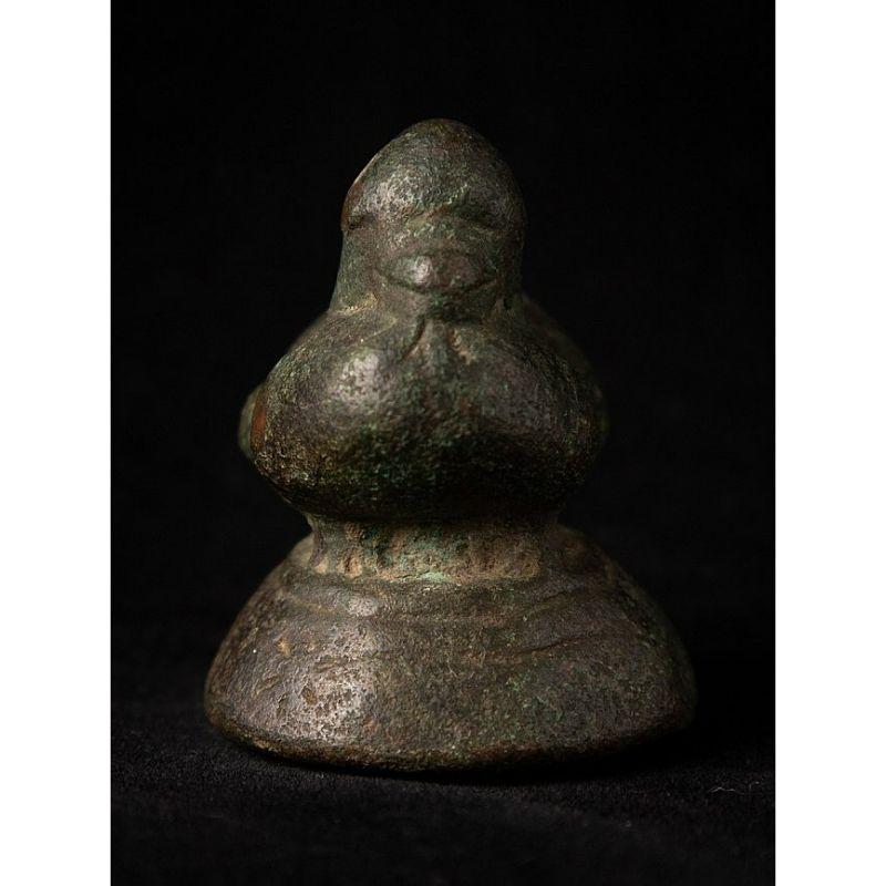18th Century and Earlier Antique Bronze Opiumweight from Burma For Sale