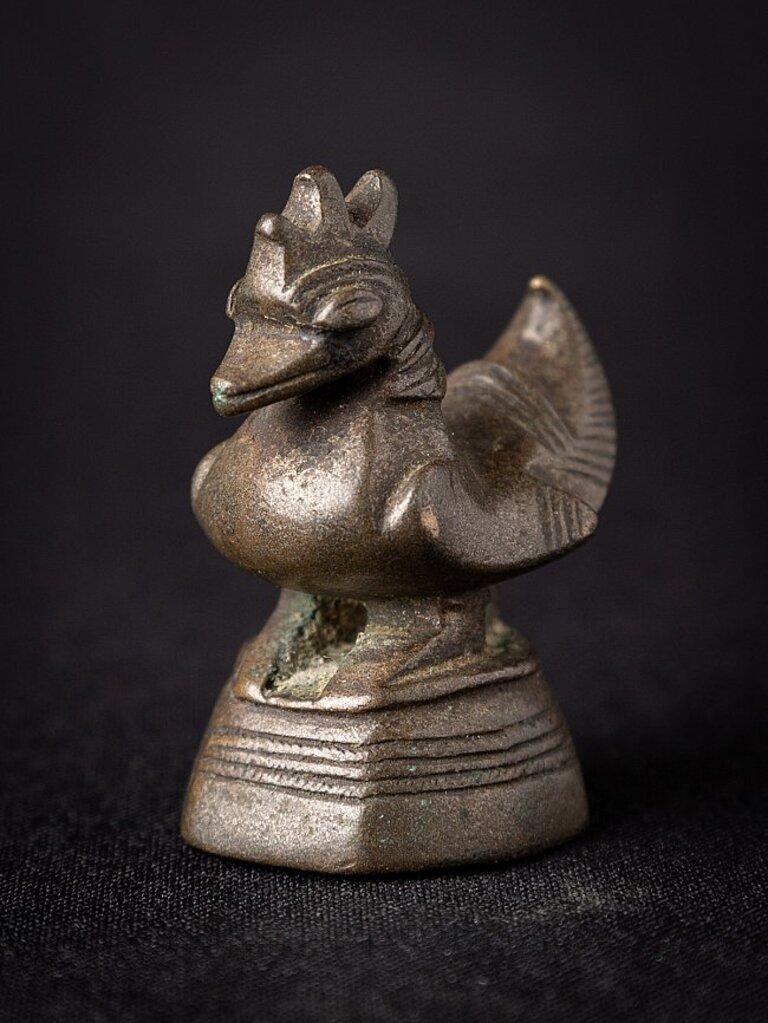 Antiker Opiumbeschwerer aus Bronze aus Burma im Angebot 1