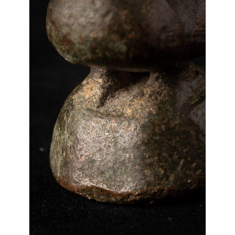 Antique Bronze Opiumweight from Burma For Sale 3