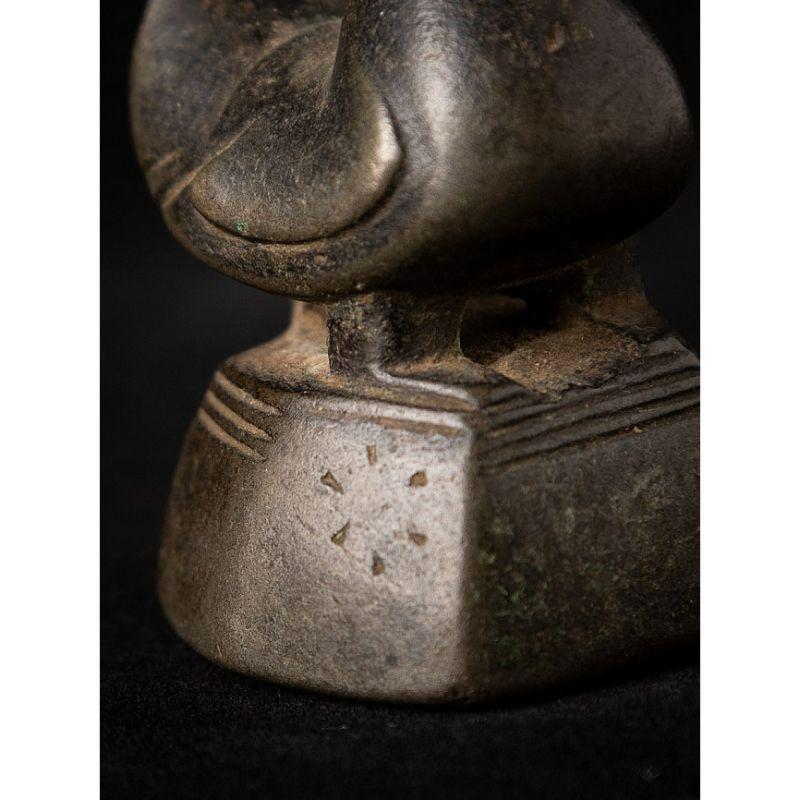 Antique Bronze Opiumweight from Burma For Sale 4