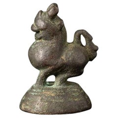 Antique Bronze Opiumweight from Burma