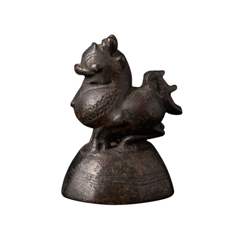 Antique bronze Opiumweight from Burma For Sale