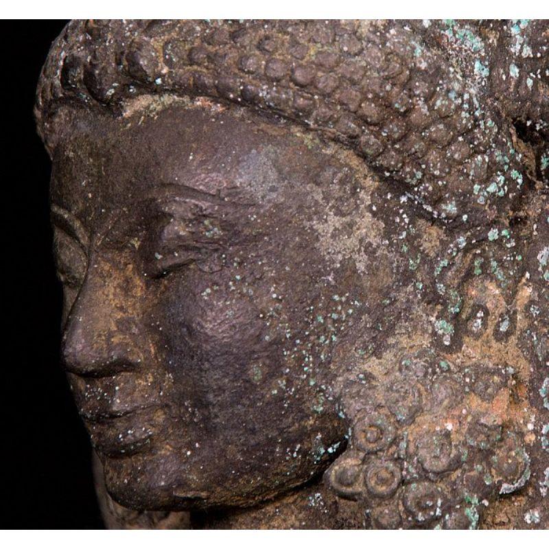 Statue de Bouddha Pagan en bronze ancien de Birmanie en vente 6