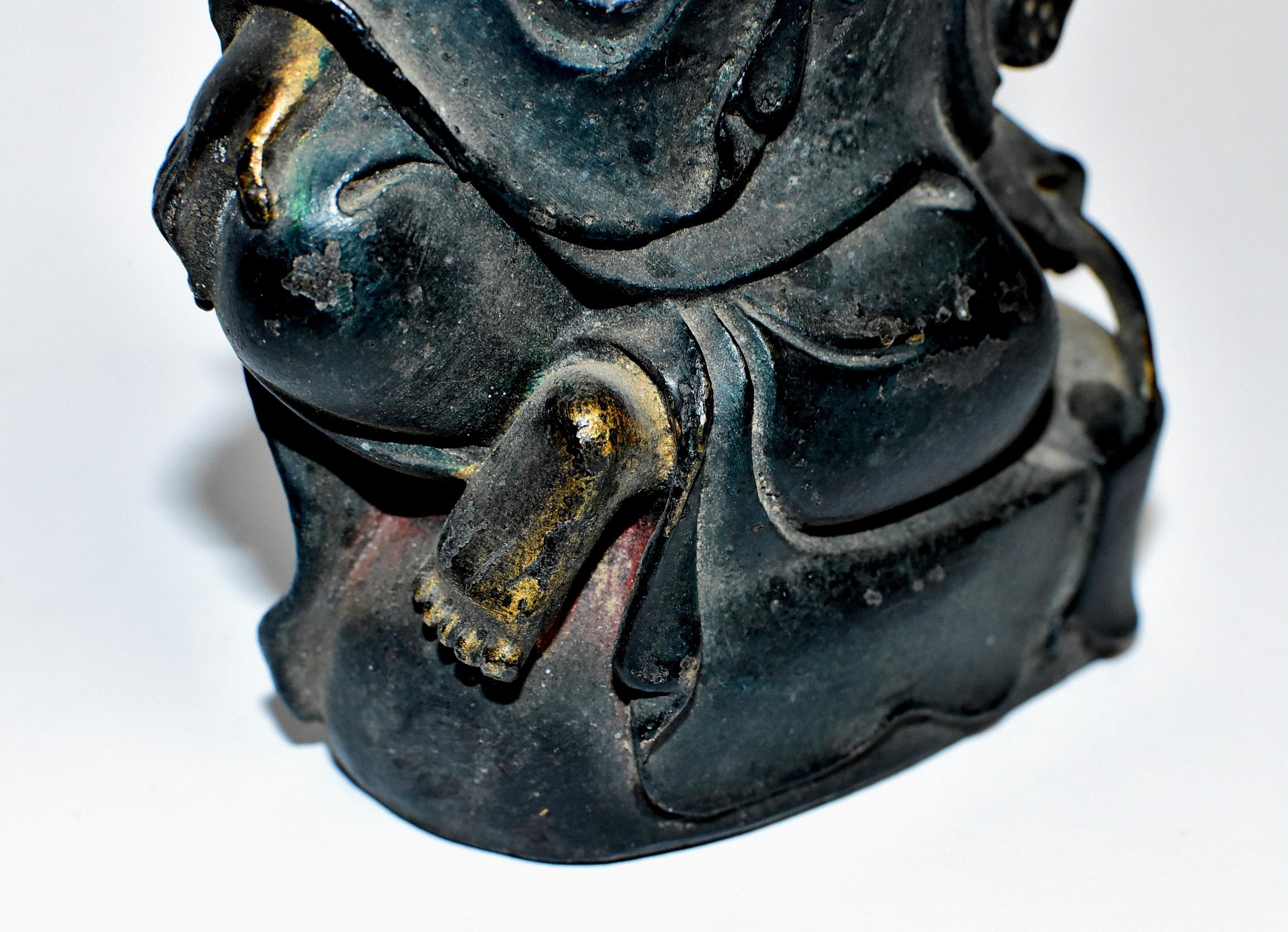 Antique Bronze Peace Guan Yin 4