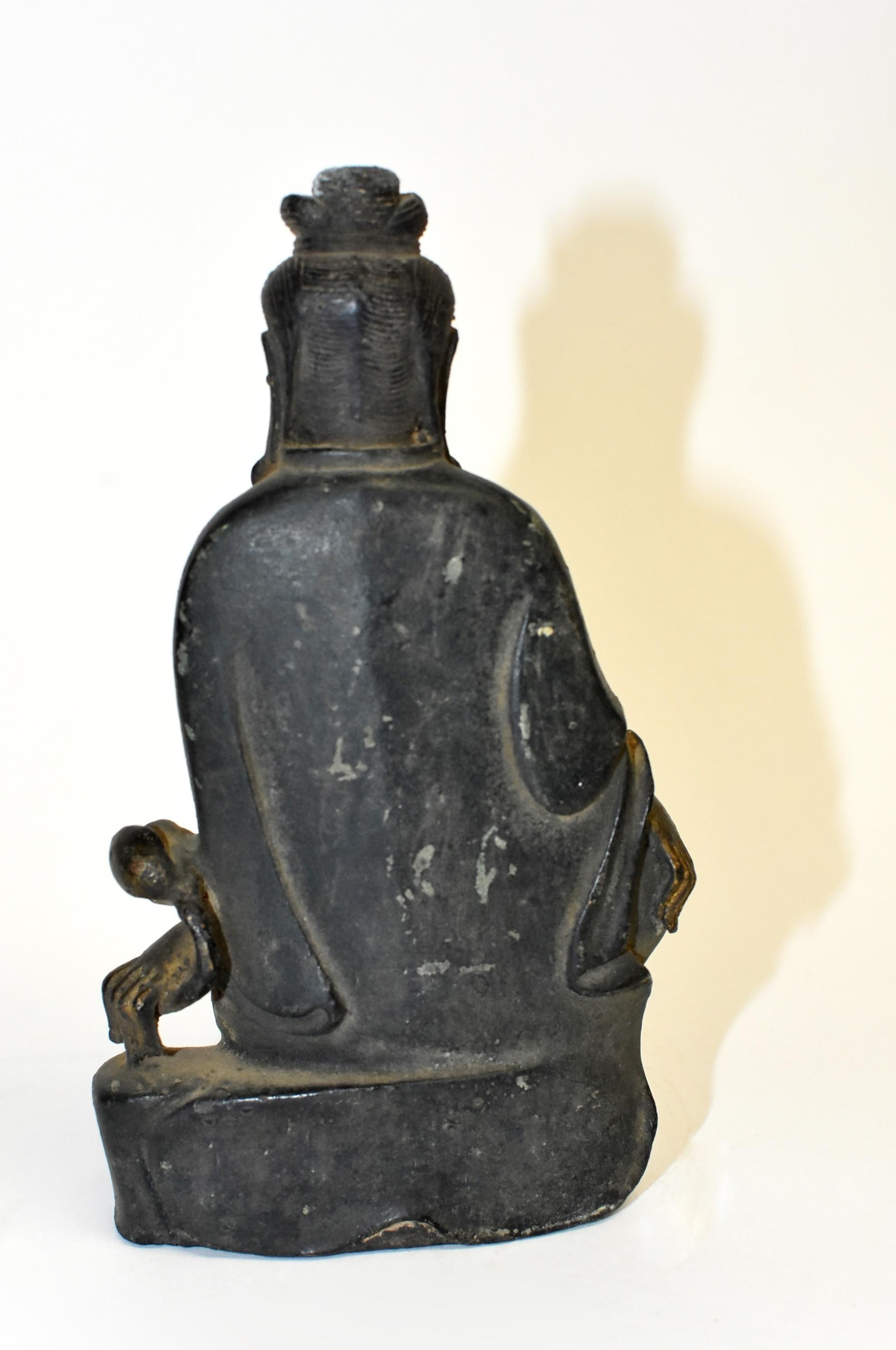 Antique Bronze Peace Guan Yin 10