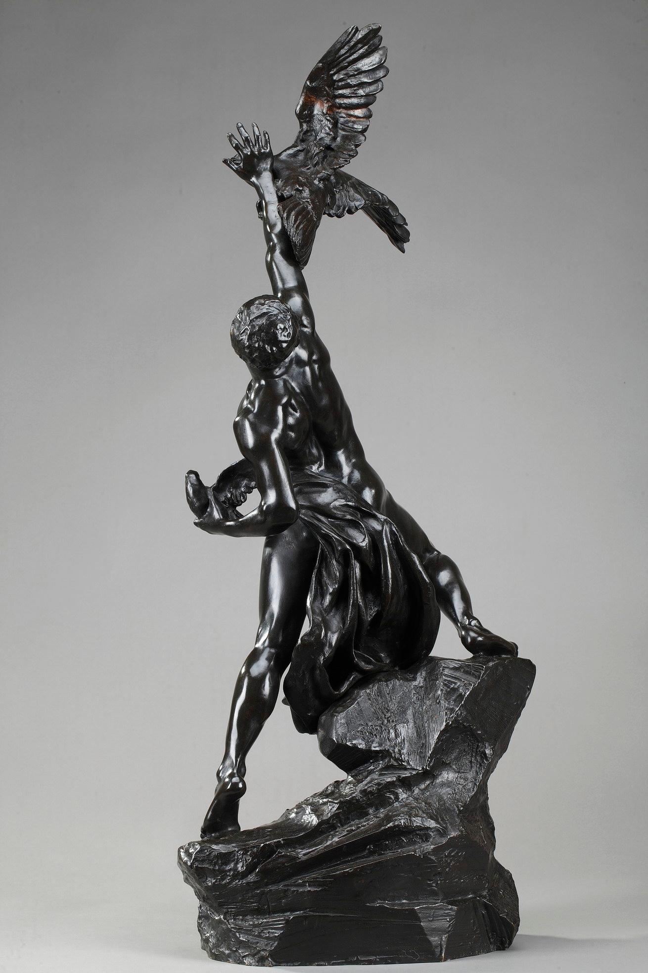 Antique Bronze, Robbing the Nest by Louis Baralis 'French, 1862-1940' 4