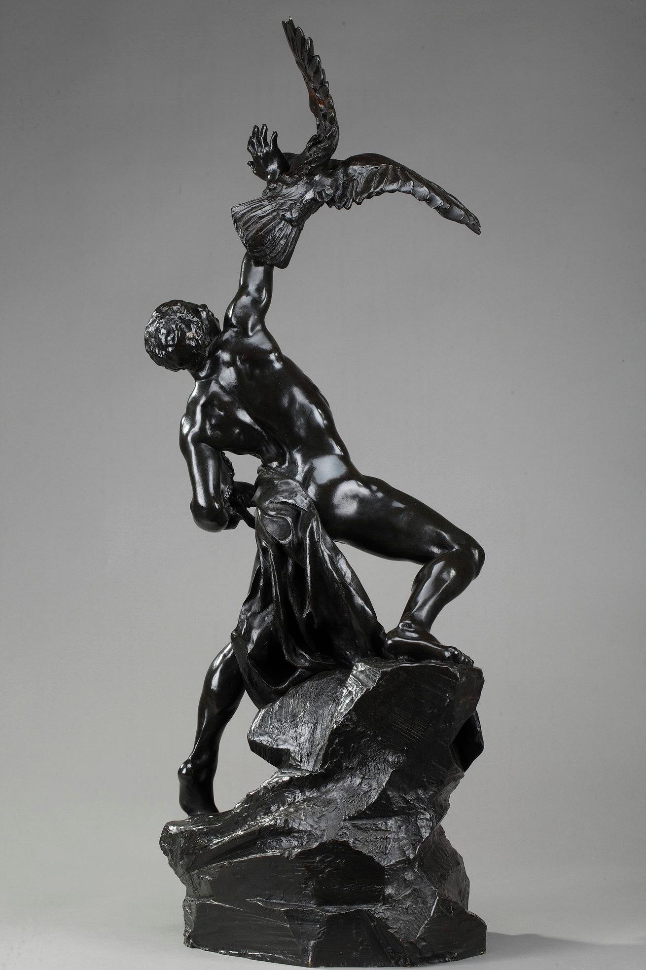 Antique Bronze, Robbing the Nest by Louis Baralis 'French, 1862-1940' 5