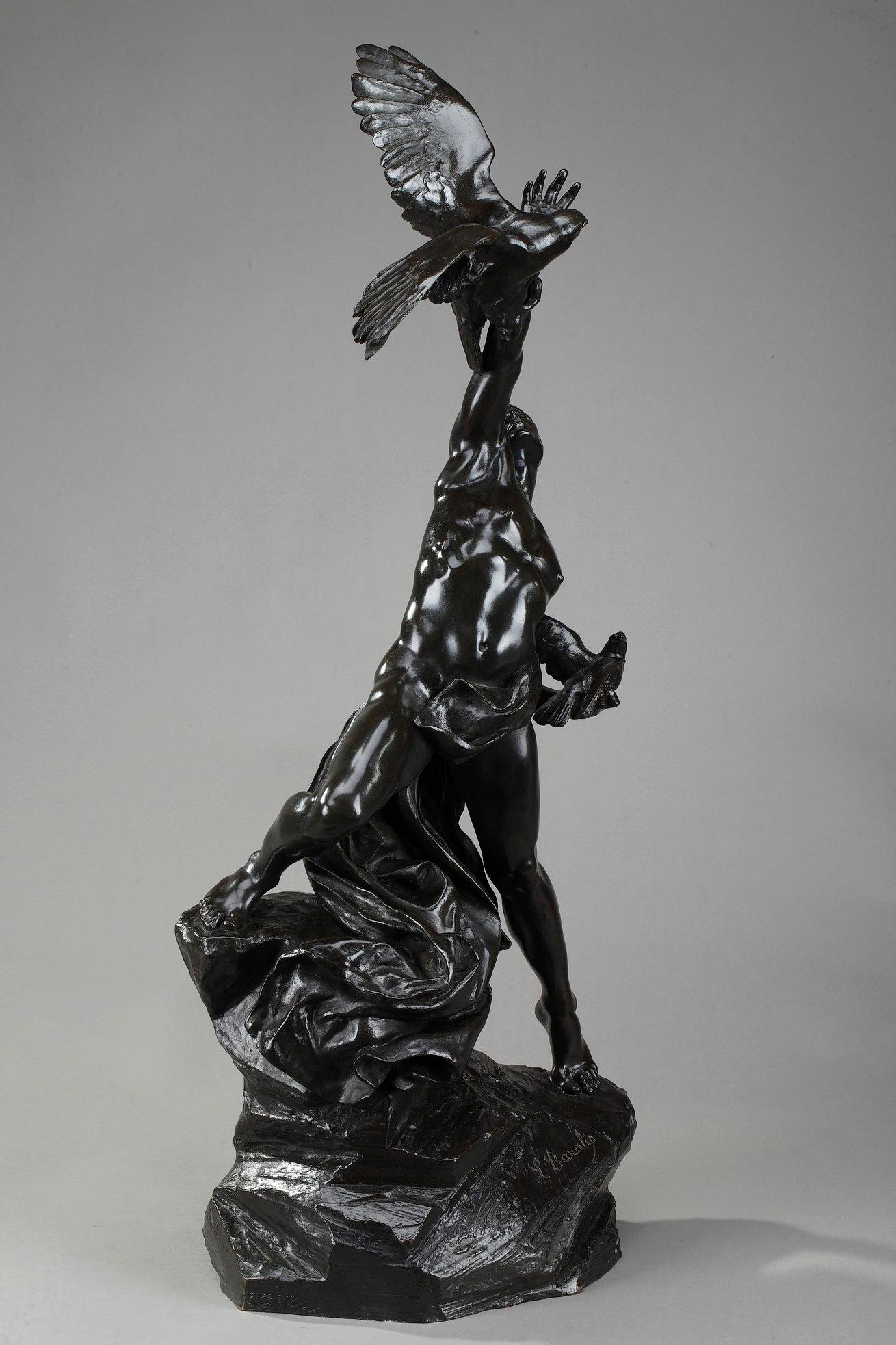 Antique Bronze, Robbing the Nest by Louis Baralis 'French, 1862-1940' 7