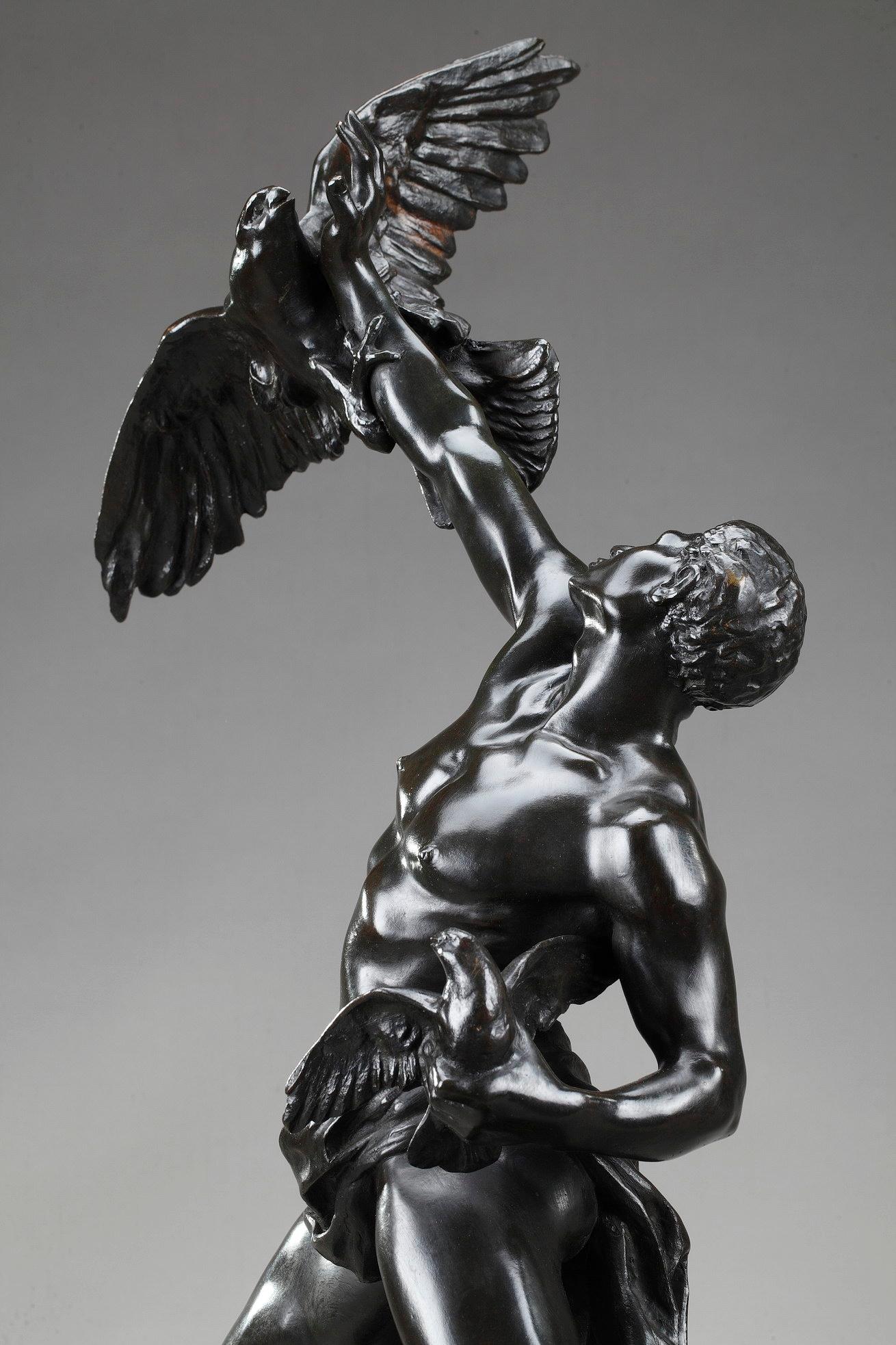 Antique Bronze, Robbing the Nest by Louis Baralis 'French, 1862-1940' 1