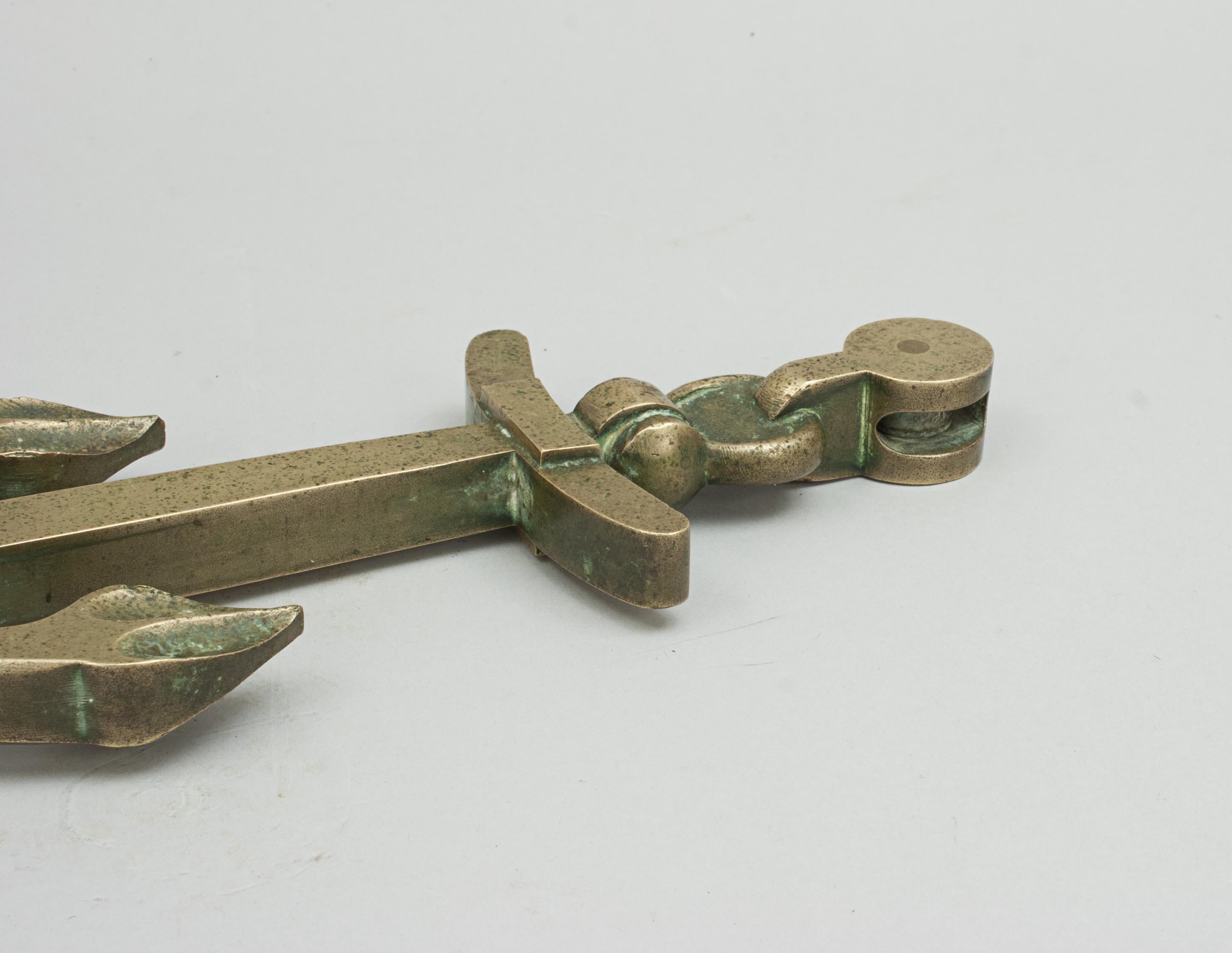 British Antique Bronze Rudder Yoke, Rowing, Yachting and Sailing Interest For Sale