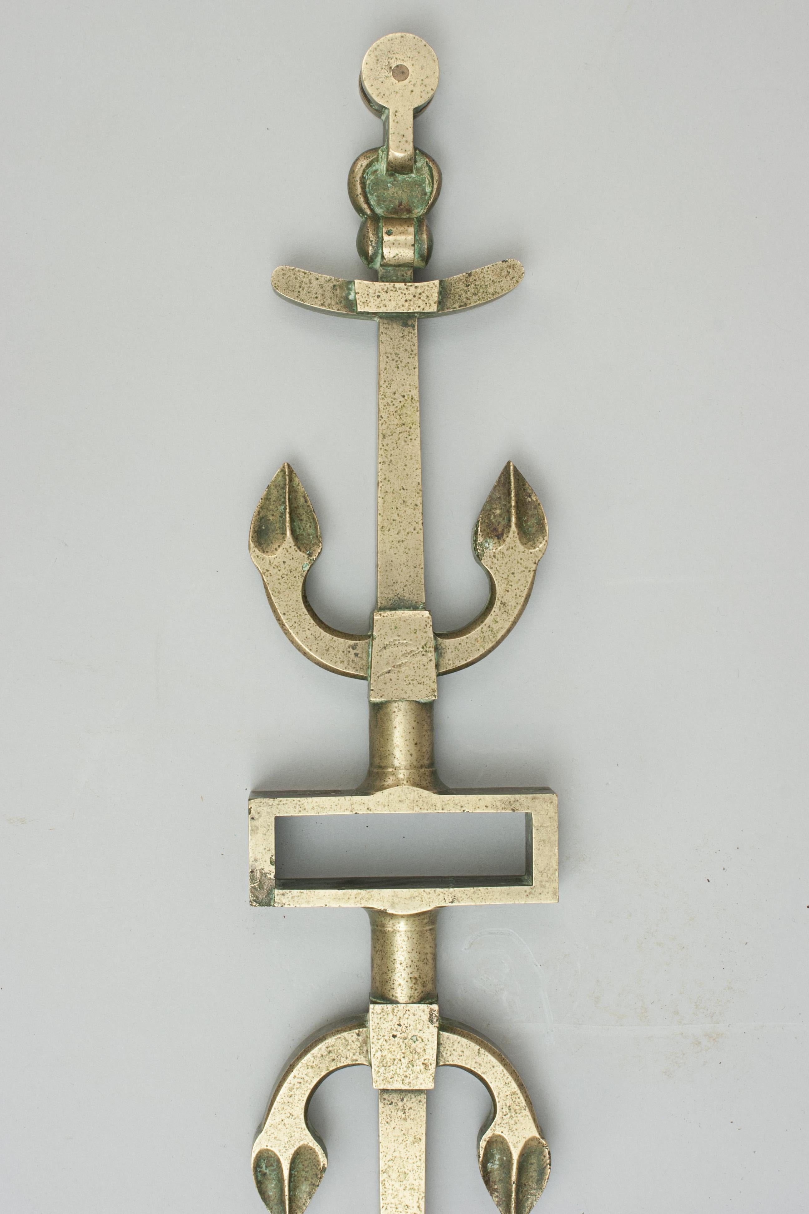 Antike Bronze Ruderbügel, Rudern, Yachting und Segeln im Angebot 1