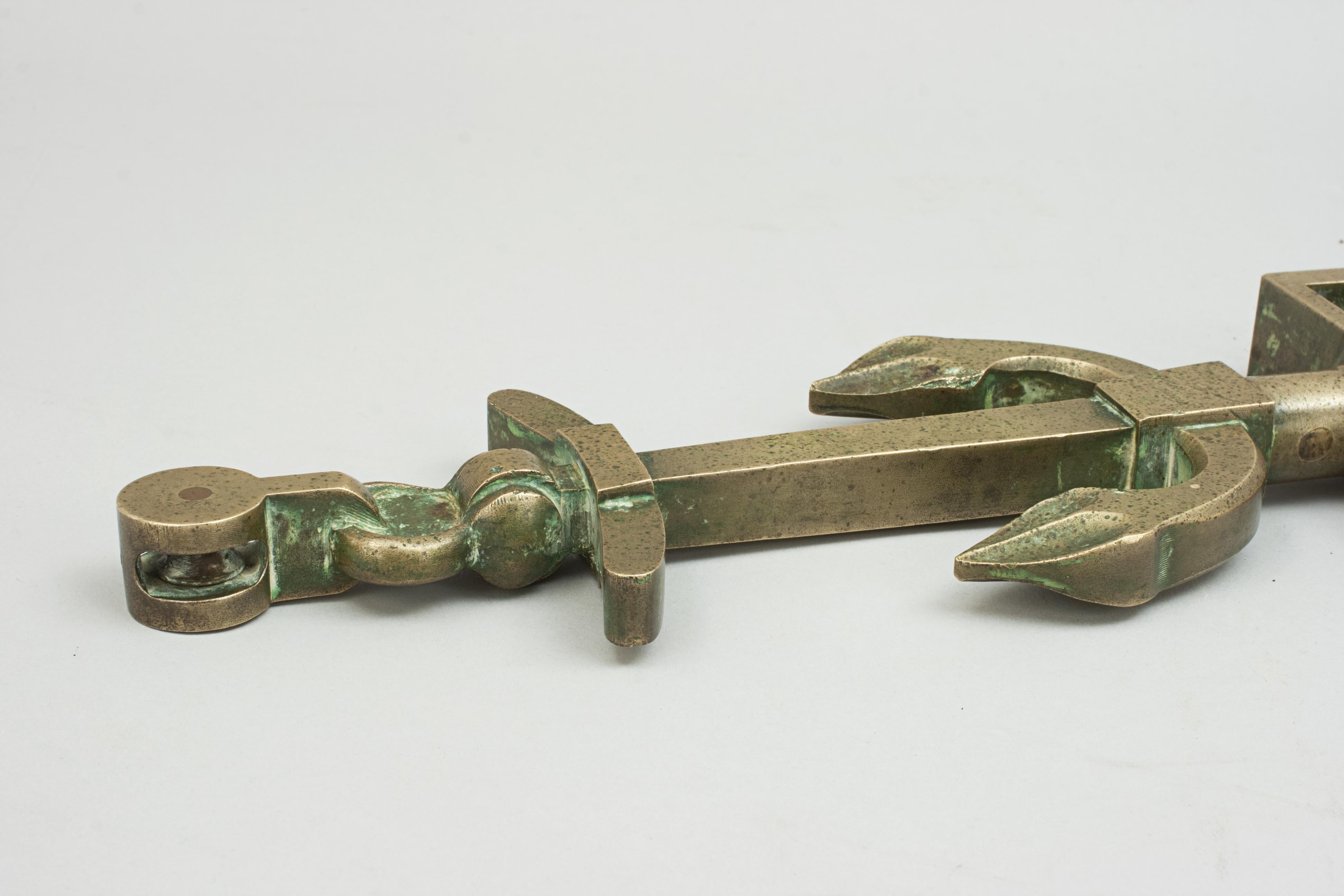Antique Bronze Rudder Yoke, Rowing, Yachting and Sailing Interest For Sale 2