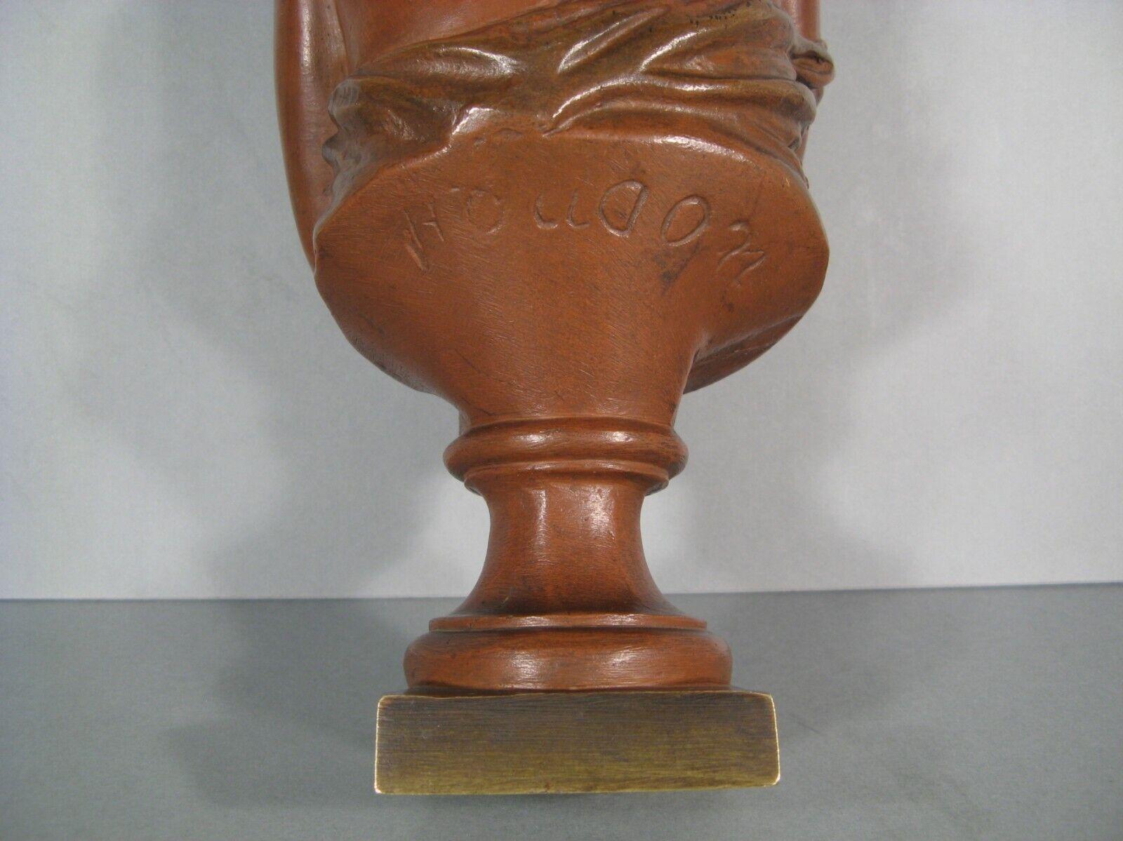 Antique Bronze Sculpture Bust 