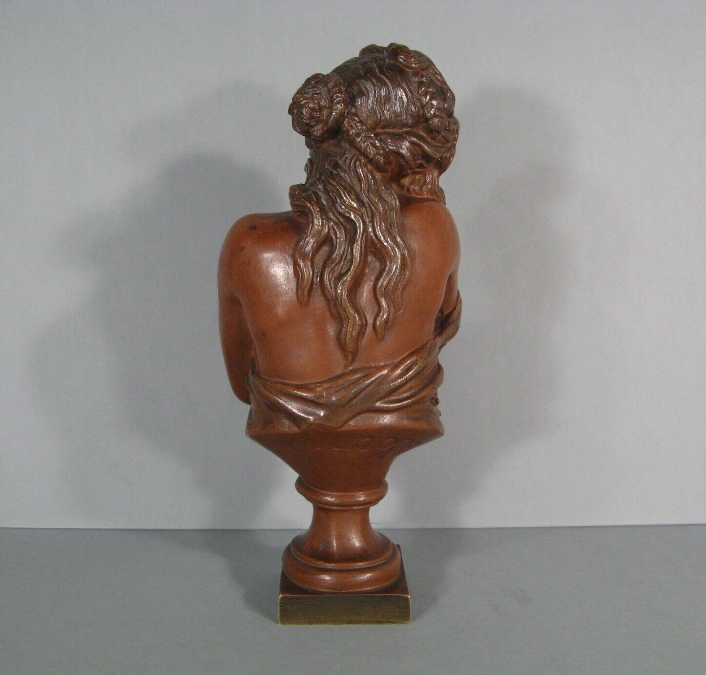 Antique Bronze Sculpture Bust 