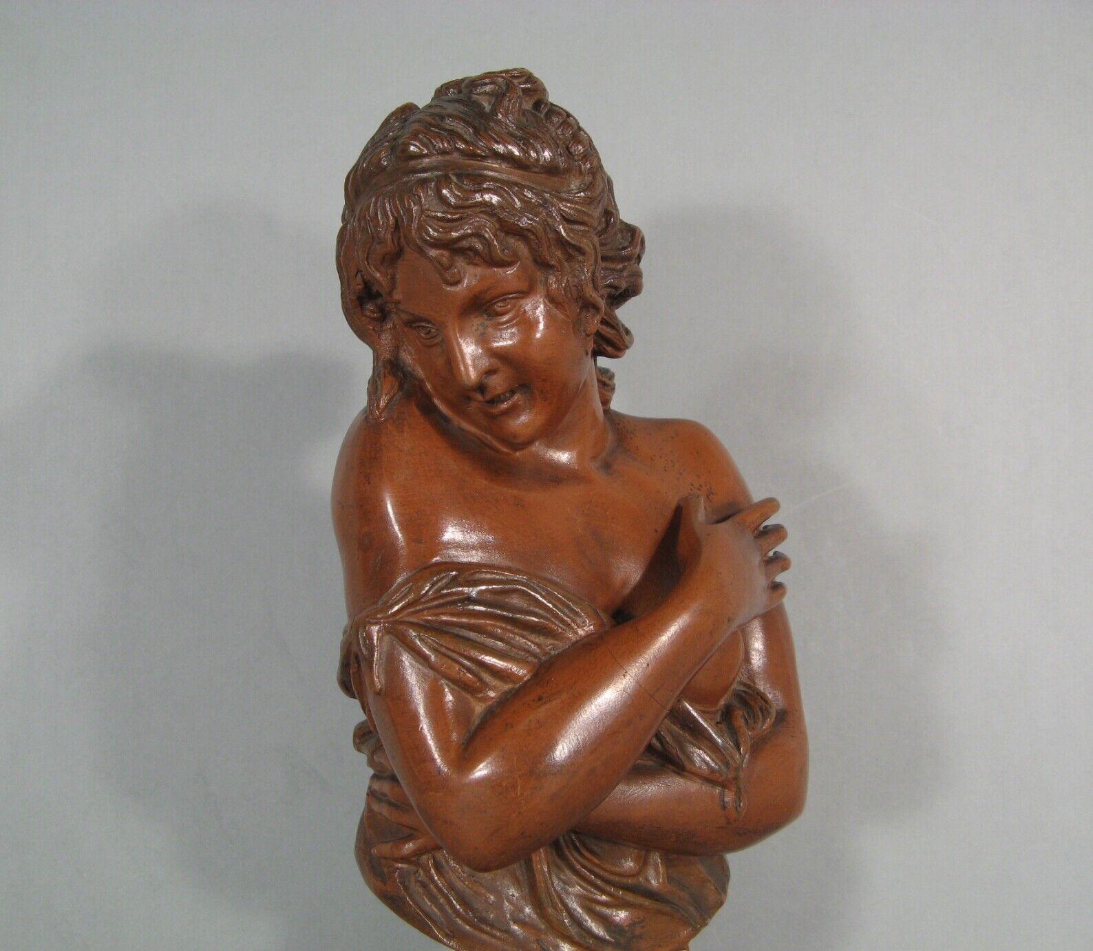 Antique Bronze Sculpture Bust 