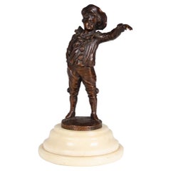 Antique Bronze Sculpture By Victor-Heinrich Seifert, circa 1910, Berlin, Signed