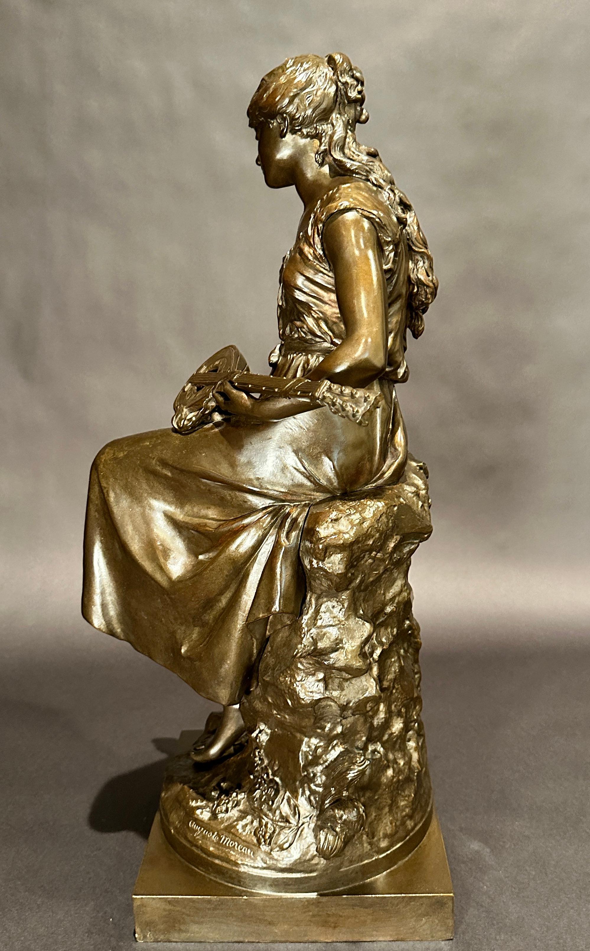 Francese Scultura antica in bronzo 