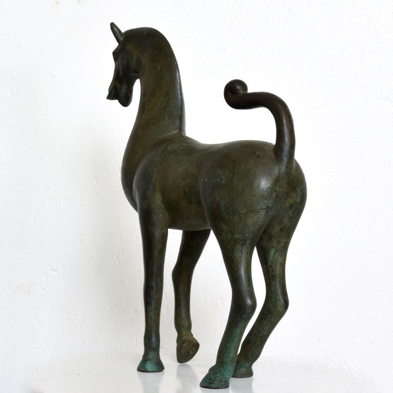 Antique Bronze Sculpture Horse Fine Antique by Toto For Sale at 1stDibs
