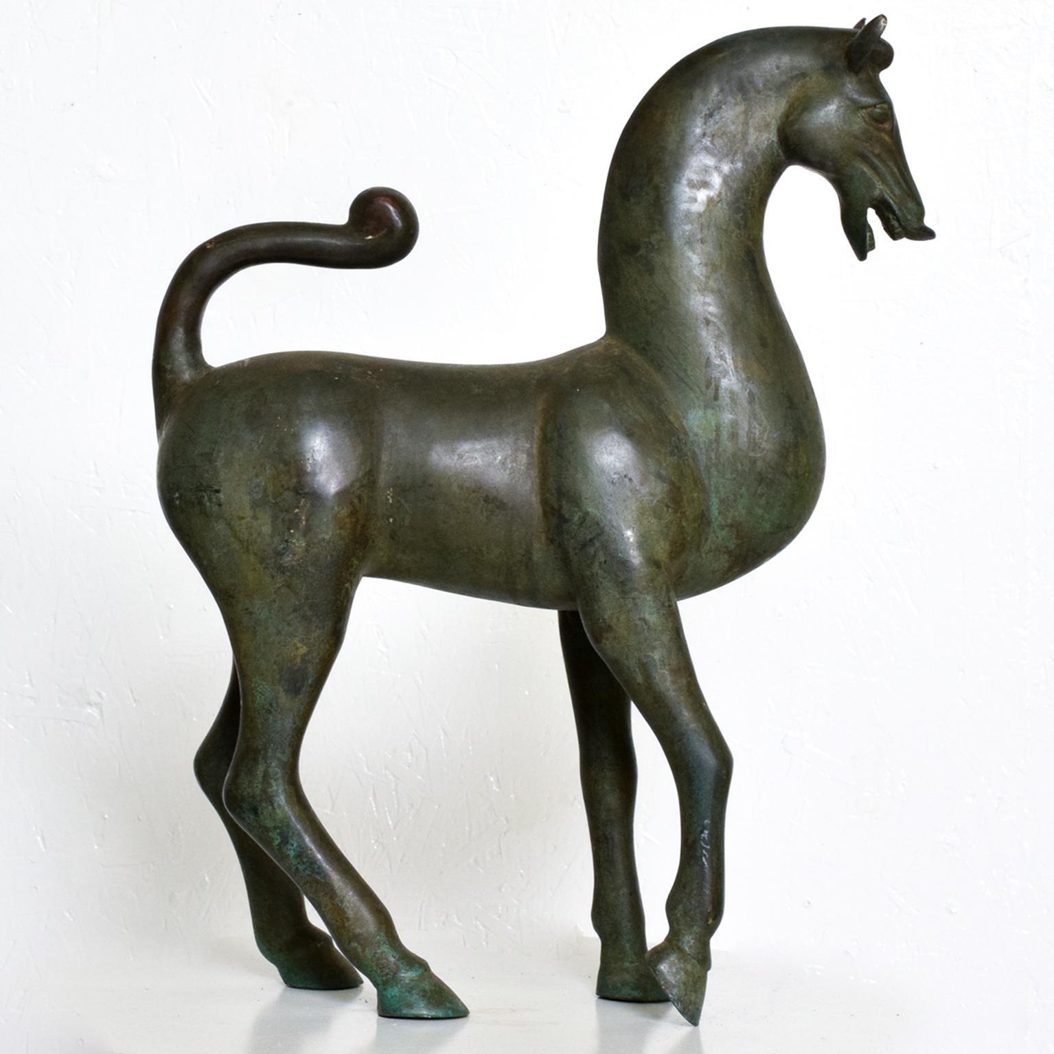 Other Antique Bronze Sculpture Horse Fine Antique by Toto