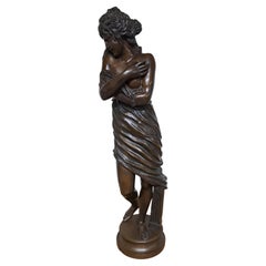 Antique Bronze Sculpture of a Woman