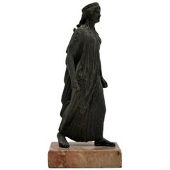 Antique Bronze Sculpture of Biblical Man