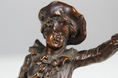 Antique Bronze Sculpture By Victor-Heinrich Seifert, circa 1910, Berlin, Signed